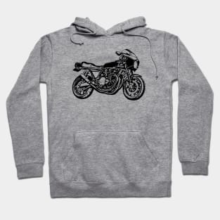 Z 1R Motorcycle Sketch Art Hoodie